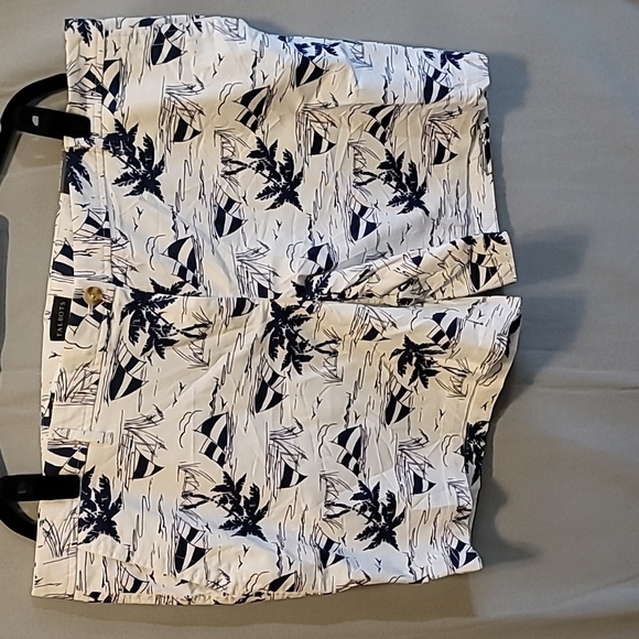 Talbots Pants - NWT Talbots Relaxed Chino Shorts Sail Away Navy White Walking Summer Size 18W